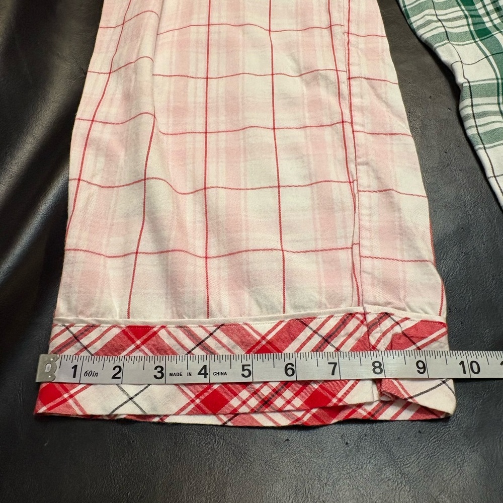 Victoria's Secret Red and Green Plaid Pajama Set size M - Picture 16 of 16